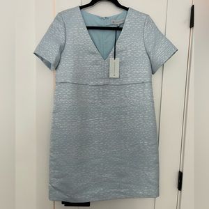 NWT silver and blue tuckernuck dress size small